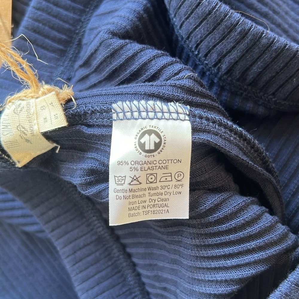 The Simple Folk Rib Legging Indigo - Picture 3 of 3